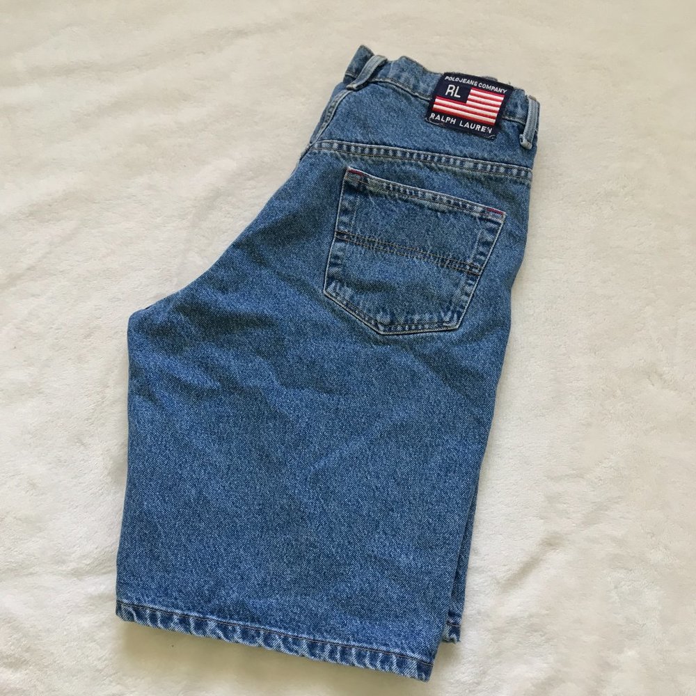 Polo Jeans Co. Ralph Lauren Flag Jean Shorts